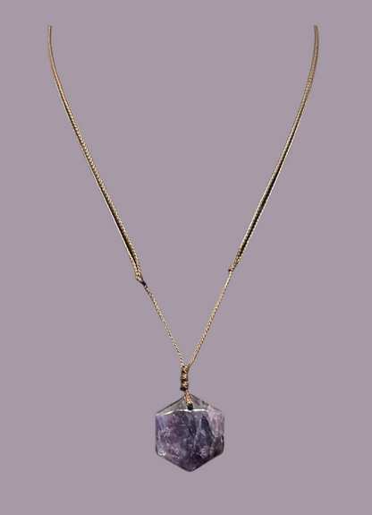 Amethyst Crystal Necklace