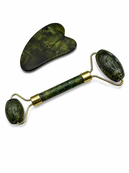Alora Grove™ bundle with jade roller and gua sha stone